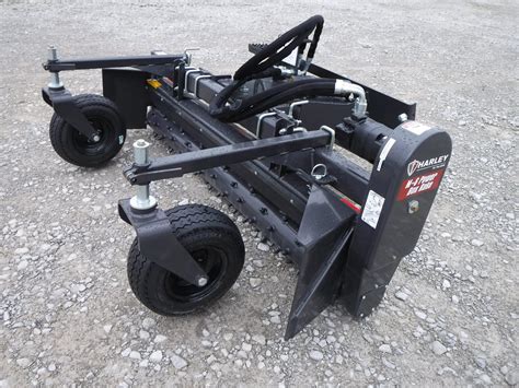 skid steer harley rake bucket|harley rake attachments skid steer.